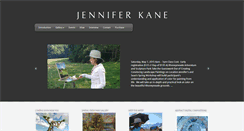 Desktop Screenshot of jenniferkaneart.com